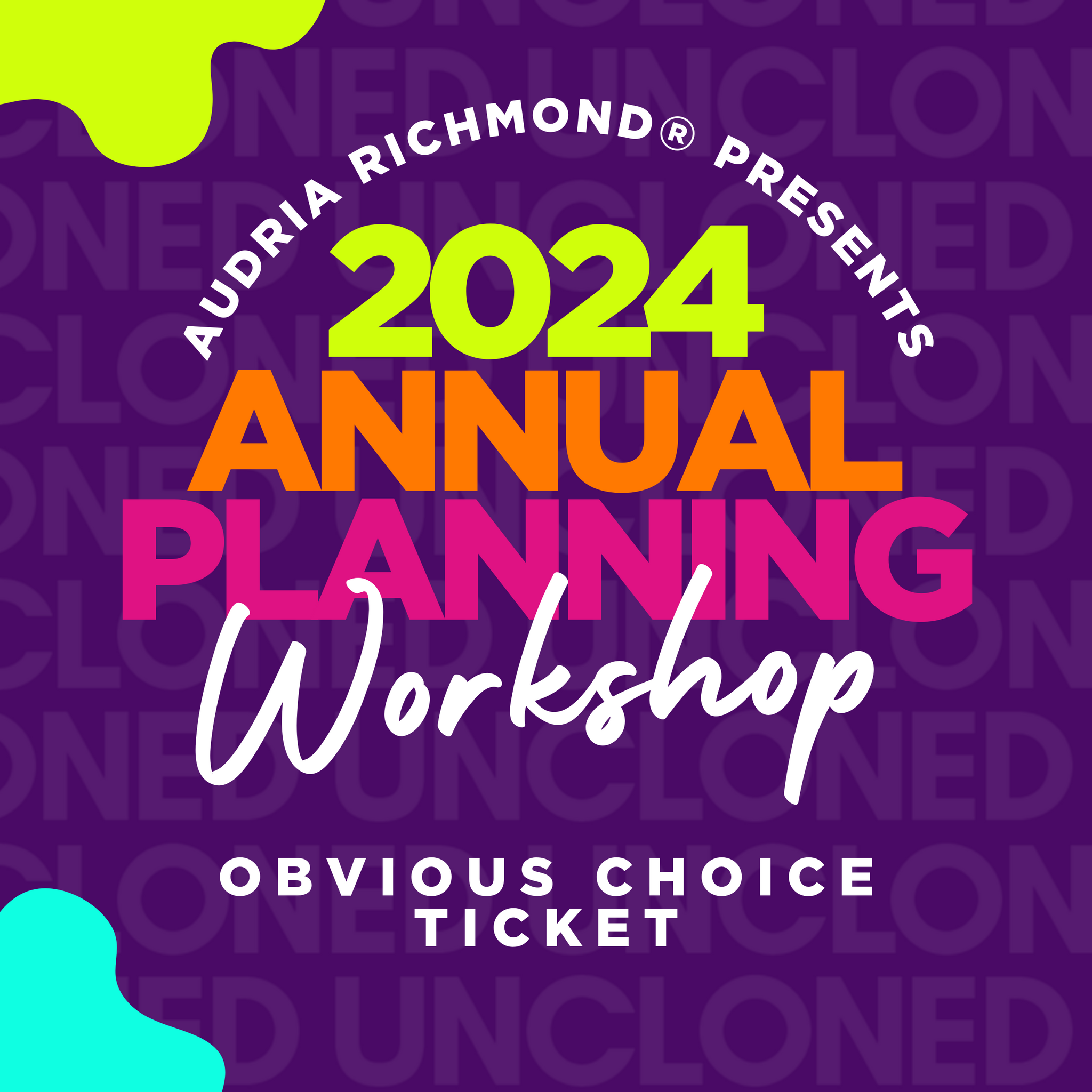 2024 Annual Planning Replay AUDRIA RICHMOND