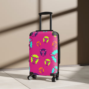 Pink Un® All Over Pattern Cabin Suitcase